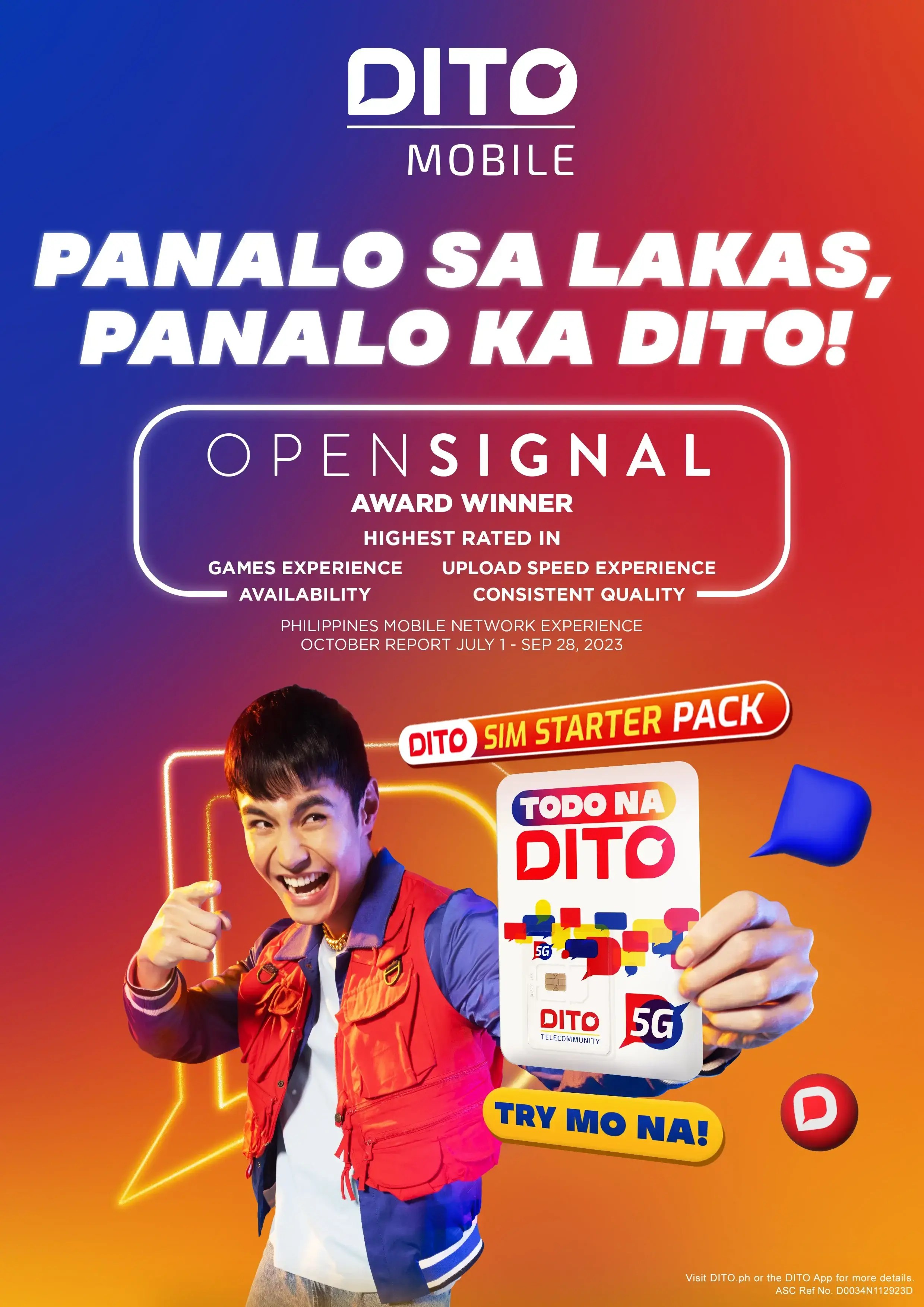 OPENSIGNAL 2023 GAMES EXPERIENCE WINNER DITO POWERS YOUR ONLINE GAMING